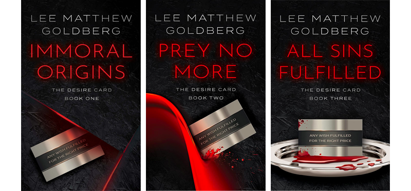 Desire Card 1+2+3 book covers